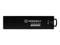 IronKey D300S Managed - USB flash-enhet - 4 GB - TAA-kompatibel IKD300SM/4GB