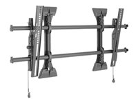 Chief Fusion Large Tilt TV Wall Mount - For Displays 42-86" - Black - Stor monteringssats - mikrojustering - för LCD-display - svart LTM1U