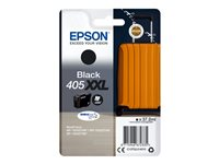 Epson 405XXL - 37.2 ml - XXL-storlek - svart - original - blister med RF-larm/akustiskt larm - bläckpatron - för WorkForce WF-7830DTWF, WF-7835DTWF, WF-7840DTWF C13T02J14020