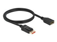 Delock - DisplayPort-förlängningskabel - DisplayPort till DisplayPort - 1 m 87070