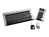 Logitech diNovo Cordless Desktop for Notebooks - sats med tangentbord och mus - tysk 967428-0102