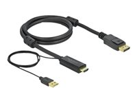 Delock kabel för video / ljud - DisplayPort / HDMI - 1 m 85963
