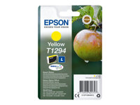 Epson T1294 - 7 ml - L-storlek - gul - original - blister - bläckpatron - för Stylus SX230, SX235, SX430, SX438; WorkForce WF-3010, 3520, 3530, 3540, 7015, 7515, 7525 C13T12944012