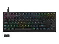 CORSAIR K60 PRO RGB - tangentbord - mekaniskt, TKL, gaming - QWERTY - svart CH-911D01A-ND