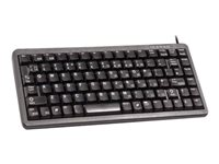 CHERRY Compact-Keyboard G84-4100 - tangentbord - brittisk - svart Inmatningsenhet G84-4100LCAGB-2