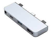 HyperDrive 4-in-1 Hub - dockningsstation - USB-C - HDMI HD319E-Silver