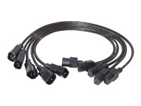 APC - strömkabel - power IEC 60320 C13 till IEC 60320 C14 - 61 cm AP9890