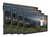 Avocor E Series - 75" LED-bakgrundsbelyst LCD-skärm - 4K - för interaktiv kommunikation AVE-7540