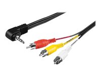 MicroConnect kabel för video / ljud - 1.5 m AVLD2A