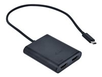 i-Tec - extern videoadapter - svart C31DUAL4KHDMI