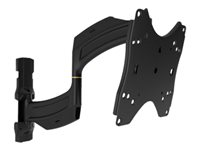 Chief Thinstall Medium 18" Extension Single Arm Wall Mount - For Displays 32-55" - Black monteringssats - medium - för platt panel - 18" förlängning - svart TS218SU