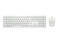 Dell Pro KM5221W - sats med tangentbord och mus - QWERTZ - tysk - vit KM5221W-WH-GER