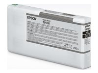 Epson T9138 - 200 ml - mattsvart - original - bläckpatron - för SureColor SC-P5000 STD Spectro, SC-P5000 Violet, SC-P5000 Violet Spectro C13T91380N