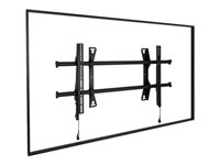 Chief Fusion Large Fixed Display Wall Mount - For Displays 42-86" - Black monteringssats - för LCD-display - svart LSA1U