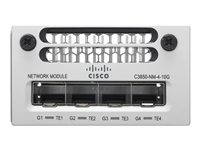 Cisco - expansionsmodul - 10 Gigabit SFP+ / SFP (mini-GBIC) x 4 C3850-NM-4-10G=