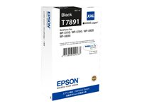 Epson T7891 - 65.1 ml - XXL-storlek - svart - original - utskriftkassett - för WorkForce Pro WF-5110DW, WF-5190DW, WF-5190DW BAM, WF-5620DWF, WF-5690DWF, WF-5690DWF BAM C13T789140