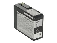 Epson T5801 - 80 ml - foto-svart - original - bläckpatron - för Stylus Pro 3800, Pro 3880 C13T580100