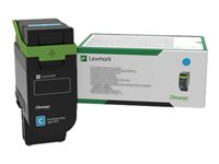 Lexmark - Cyan - original - box - tonerkassett LCCP, LRP - för Lexmark CS632dwe, CX635adwe 75M2XC0
