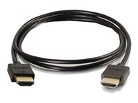 C2G 0.6m Ultra Flexible High Speed HDMI Cable with Low Profile Connectors - HDMI-kabel med Ethernet - 60 cm 82362