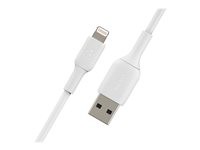 Belkin BOOST CHARGE Lightning-kabel - Lightning / USB - 1 m CAA001BT1MWH2PK