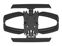 Chief Thinstall Large Dual Arm Wall Mount - For Displays 42-75" - Black konsol - fullständig rörelse - för platt panel - svart TS525TU