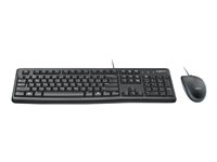 Logitech Desktop MK120 - sats med tangentbord och mus - ungerska Inmatningsenhet 920-002542