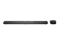 Dell Pro KM5221W - Retail Box - sats med tangentbord och mus - QWERTY - USA, internationellt - svart KM5221WBKR-INT