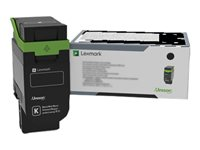 Lexmark - Svart - original - box - tonerkassett LCCP - för Lexmark CS632dwe, CX635adwe 75M0X10