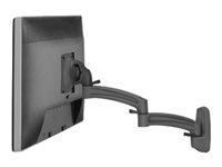 Chief Kontour K2W Dynamic Wall Single Arm Mount - For Displays 10-38" - Black monteringssats - för LCD-display - svart K2W120B