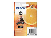 Epson 33XL - 8.1 ml - XL - foto-svart - original - blister med RF-larm/akustiskt larm - bläckpatron - för Expression Home XP-635, 830; Expression Premium XP-530, 540, 630, 635, 640, 645, 830, 900 C13T33614022