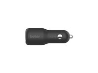 Belkin BoostCharge strömadapter för bil - USB, 24 pin USB-C - 42 Watt CCB005btBK