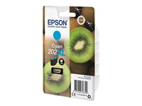 Epson 202XL - 8.5 ml - XL - cyan - original - blister med RF-larm/akustiskt larm - bläckpatron - för Expression Premium XP-6000, XP-6005 C13T02H24020