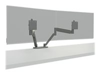 Chief Koncis Dual Monitor Desk Mount - For Displays 10-32" - Silver monteringssats - för 2 LCD-bildskärmar - silver DMA2S