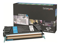 Lexmark - Cyan - original - tonerkassett LCCP, LRP - för Lexmark C522, C524, C530, C532, C534 C5220CS