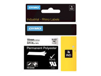 DYMO RhinoPRO Permanent Polyester - tejp - 1 kassett(er) - Roll (1.9 cm x 5.5 m) 622290
